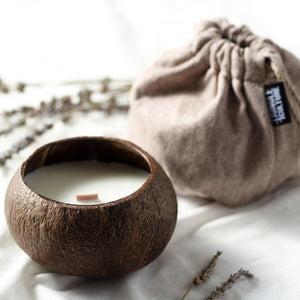 Vegan Coconut Shell Scented Candle