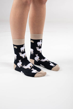 Alpaca Bamboo Socks - Hedgy Socks-Rosy Posy Petals