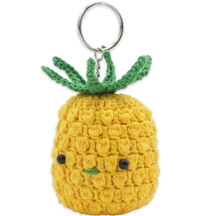 DIY Crochet Kit - Pineapple Bag Pendant