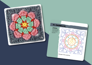 Granny Square Flower Deck by Claire Montgomerie
