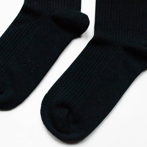 Bare Kind Bamboo Socks - Ribbed Black Panther