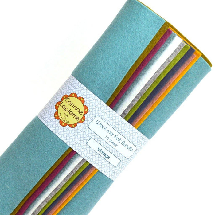 Corinne Lapierre Felt Bundle Vintage - 10 Sheets