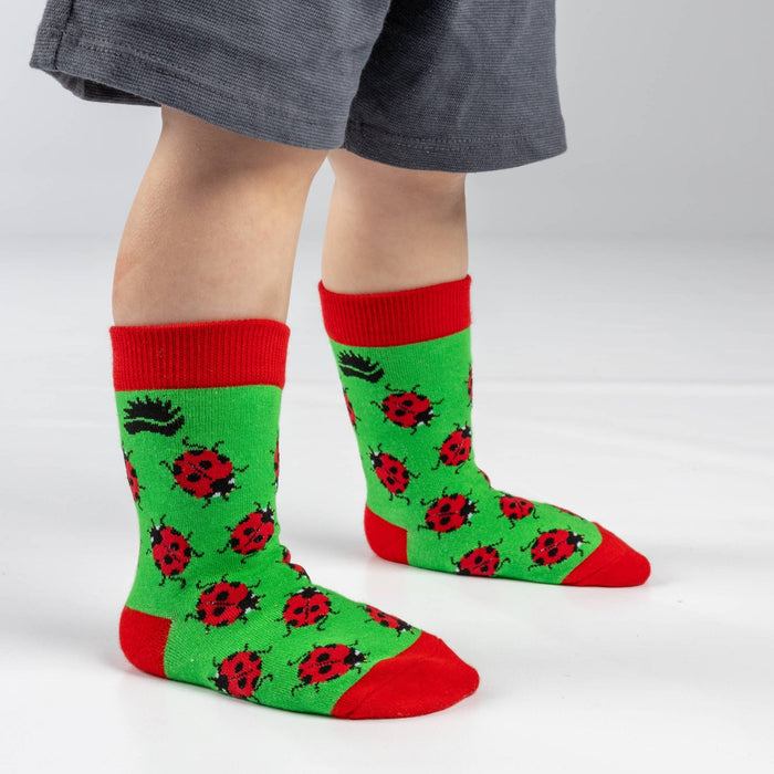 Hedgy Socks - Kids Ladybird Bamboo Socks