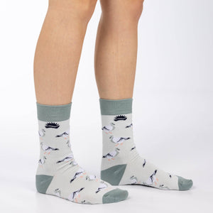 Hedgy Bamboo Socks - Pigeon