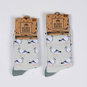Hedgy Bamboo Socks - Pigeon