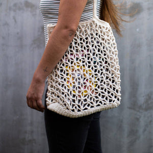 Hoooked DIY Crochet Kit - Shopping bag Trogir Almond