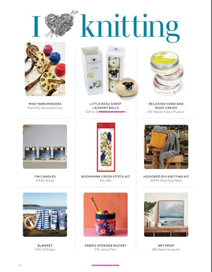 Hoooked DIY Knitting Kit - Cable Throw Silver Grey