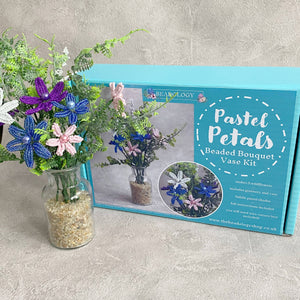 Pastel Blossom Floral Vase Craft Kit for Adults