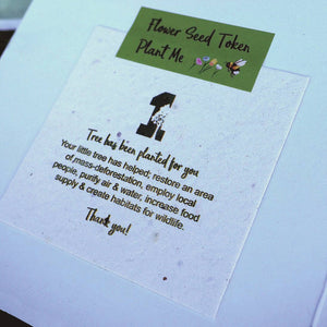 Eco Friendly Dandelion Recycled Seed Card