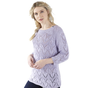 King Cole 5394 - Lace detail Cardigan and Jumper Knitting Pattern Leaflet