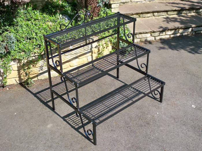 Poppyforge 3 Tier Pot Stand - Black