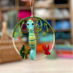 The Crafty Kit Company Sea Horse Needle Felt Craft Kit