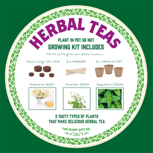 The Plant Gift Co Grow Your Own Herbal Tea Kit