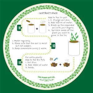 The Plant Gift Co Grow Your Own Herb Kit