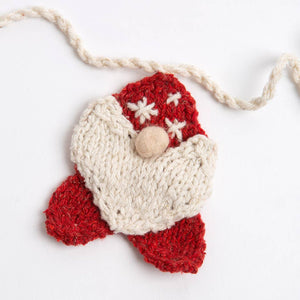Wool Couture Company - Christmas Gonk Garland and Paper Chain Knitting Kit