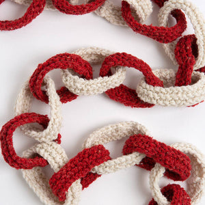 Wool Couture Company - Christmas Gonk Garland and Paper Chain Knitting Kit