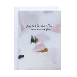 You Are Lovelier Than...Abstract Greeting Card