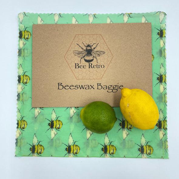 Bee Retro Beeswax Rand Bee Design Baggies - Small/sandwich