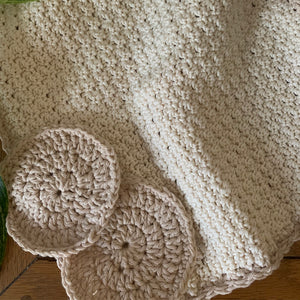 Handmade Cotton Washcloth Set