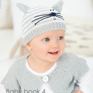 King Cole Baby Knitting Pattern Book 4