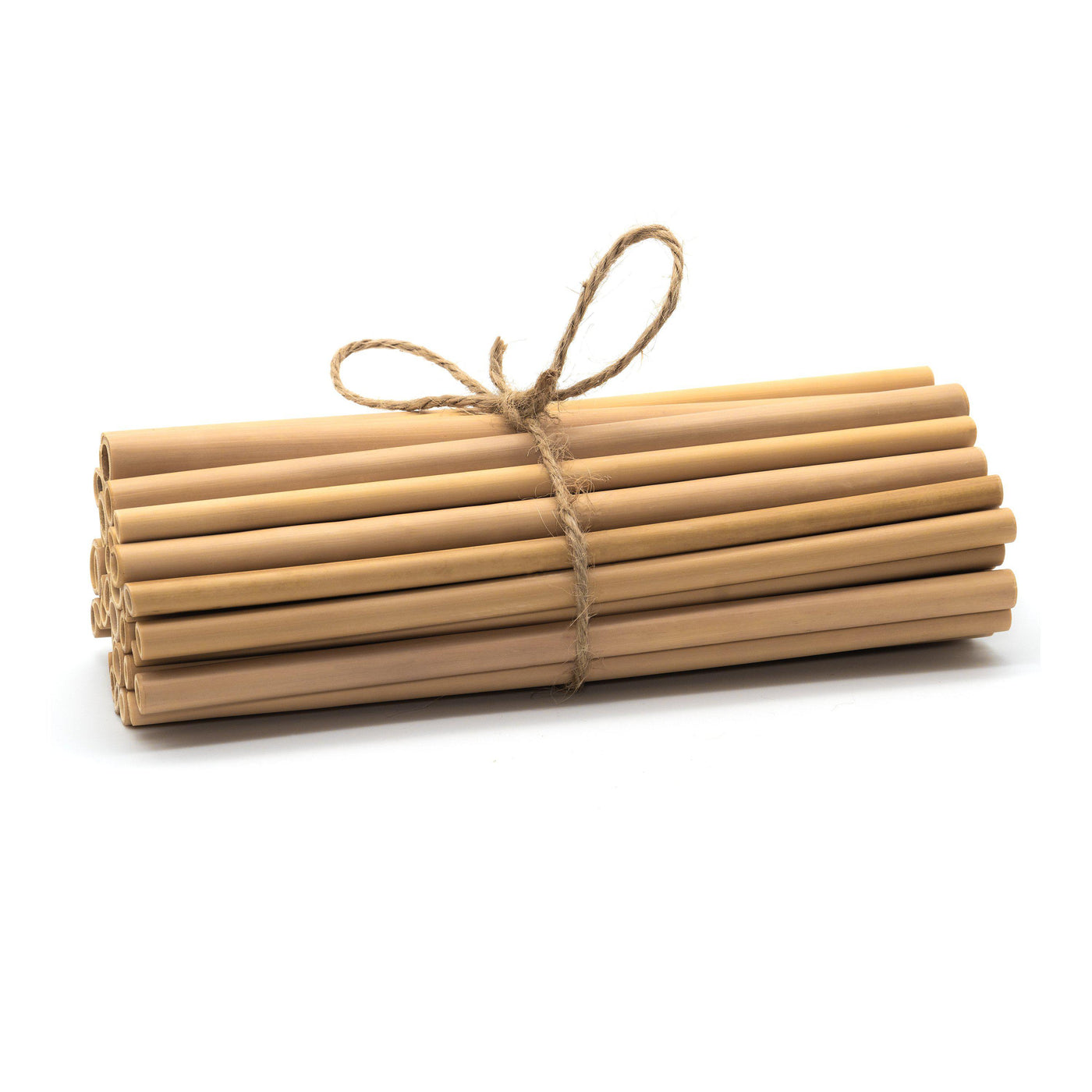 Jungle Straws Reusable Bamboo Straws with Pouch (Set of 6