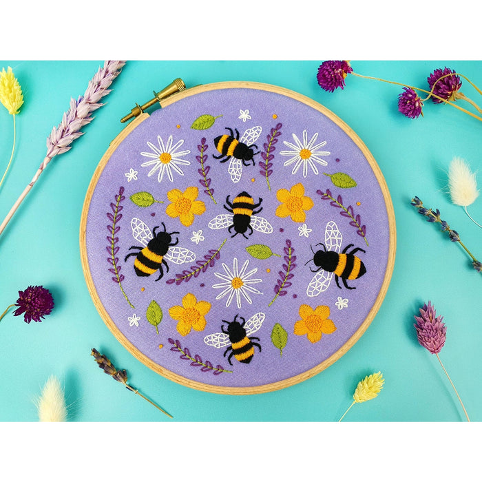 Sew Bootiful Handmade Bees and Lavender Embroidery Kit