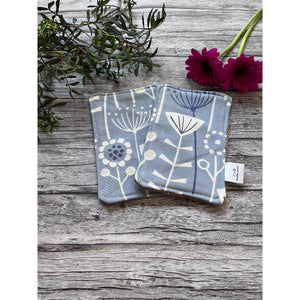 Boundless Interiors - Blue Floral Design Dish Scrubs-Eco homeware-Rosy Posy Petals