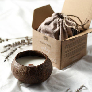 Vegan Coconut Shell Scented Candle