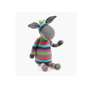 Handmade Crocheted Donkey-Toys-Rosy Posy Petals