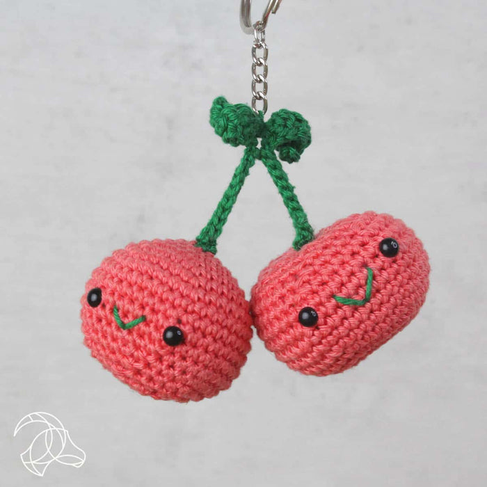 Hardicraft - DIY Crochet Kit - Cherries Bag Pendant