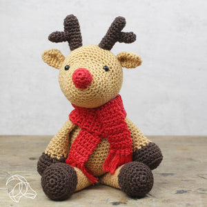 Hardicraft - DIY Crochet Kit - Rudolf Reindeer-Art & Craft Kits-Rosy Posy Petals