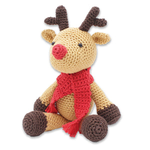 Hardicraft - DIY Crochet Kit - Rudolf Reindeer-Art & Craft Kits-Rosy Posy Petals