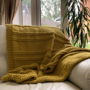 Handmade Hannah Knitted Blanket