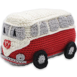 Retro Camper Van Crochet Kit - Red