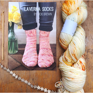 Vicki Brown Laverna Crochet Sock Pattern