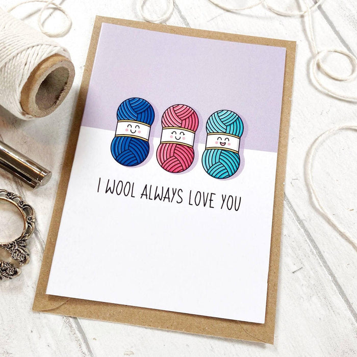 Wool Addict Greetings Card