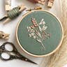 Mindful Mantra Summer Harvest Embroidery Kit-Rosy Posy Petals