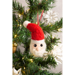 Santa Bauble Mini Felting Kit-Art & Craft Kits-Rosy Posy Petals