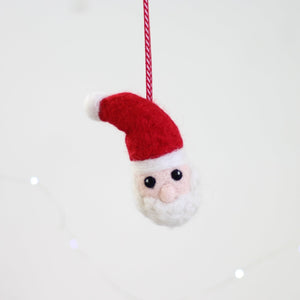Santa Bauble Mini Felting Kit-Art & Craft Kits-Rosy Posy Petals