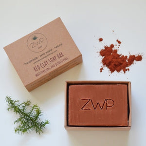 Handmade Red Clay Soap Bar