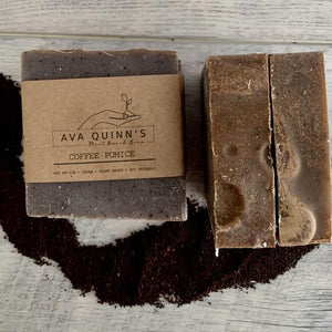 Ava Quinn's Pumice Coffee Exfoliating Soap