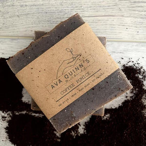 Ava Quinn's Pumice Coffee Exfoliating Soap