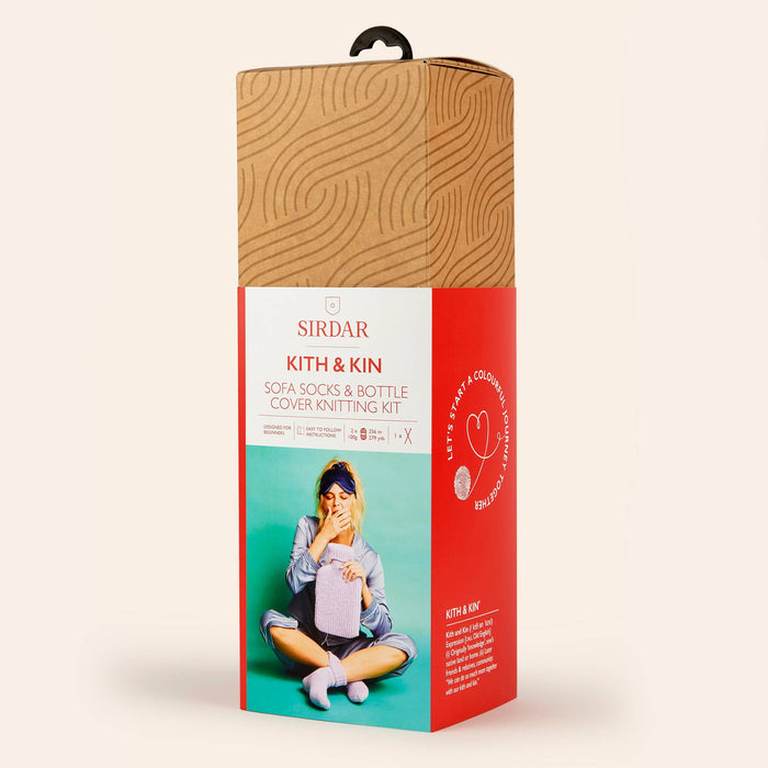 Sofa Socks & Bottle Cover – Sirdar Kith & Kin Knitting Kit