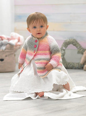 James Brett 804 Double Knitting Baby cardigan pattern