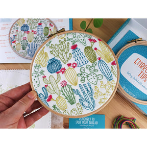 Oh Sew Bootiful Handmade Cactus Embroidery Kit