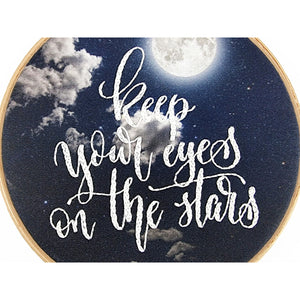Oh Sew Bootiful Eyes on the Stars Handmade Embroidery Kit